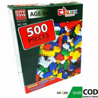 GRATIS ONGKIR Mainan Edukasi Anak Building Block 500 PCS Mainan