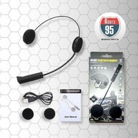 Headset Bluetooth Helm Motor BT8 - Wireless Bluetooth Earphone Music