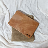 Talenan Kayu Besar Natural Utuh / Wooden Cutting Serving Board Solid