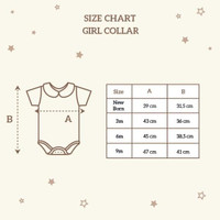 AWA939 Little Palmerhaus Girl Collar Bodysuit Jumper Romper Bayi +