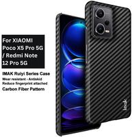 Case Xiaomi Poco X5 Pro 5G IMAK Ruiyi Carbon Fiber Casing