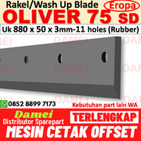 Wash Up Blade Sakurai Oliver 75 SD Rakel Mesin Offset Oliver 575 SD