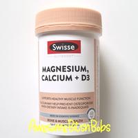 Swisse Ultiboost Magnesium Calcium + Vitamin D3 120 Tablets