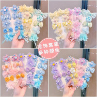 Jepit Rambut Anak Motif Bunga Pita Gaya Korea Import 10pcs/set