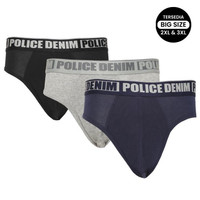 Police Celana Dalam Cotton Spandex Premium Pria - Tersedia Big Size