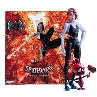 Spider Qwen & Ham Spiderman Action Figure Into The Spider Verse Sv