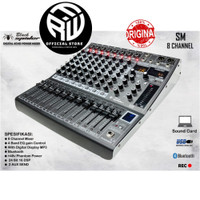 MIXER AUDIO BLACKSPIDER SUPER SM 8 / SM8 / SM-8 (ORIGINAL) 8 channel