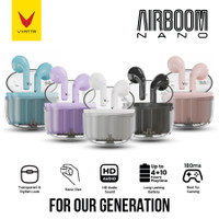 VYATTA AIRBOOM NANO TWS BLUETOOTH HEADSET TRANSPARENT CASE
