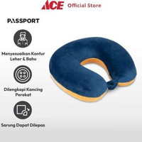 RESTOCK TERBARU ACE - PASSPORT BANTAL LEHER DEEP SEA - BIRU TUA NECK