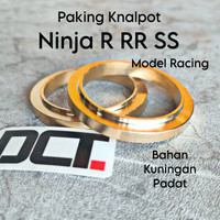 Paking Perpak Knalpot Ninja R SS RR Model Racing Bahan Kuningan