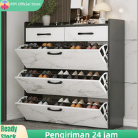 PiPi Furniture Lemari Sepatu Minimalis Lemari Sepatu Tertutup Lemari