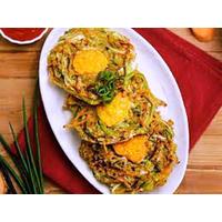 bakwan sayur telur ceplok enak