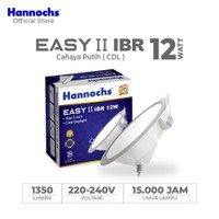 Hannochs Downlight LED EASY II BULAT 12W 15W 20W IBR Cahaya Putih 