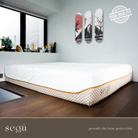 Sarung Spring Bed Resleting / Sarung Kasur Busa Resleting Premium