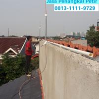 Pasang penangkal petir anti petir grounding kaliabang tengah bekasi