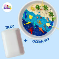 Ocean Set Foodgrade | Beach Set | Sensory Play | Mainan Edukasi