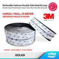 Fur Reclosable Fastener Nylon Strap Hook & Loop Double Tape Magic 3M