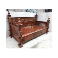 Bale-Bale Ukiran Rahwana Desain Bahan Kayu Jati - interior jepara