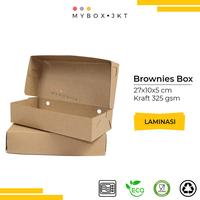 BOX DUS KOTAK BENTO ROTI DONAT MARTABAK 27x10x5 LAMINASI