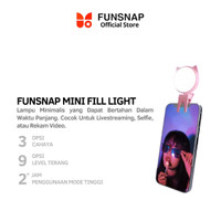 Funsnap Fill Light 3 Color Mode Light Putih Kuning Campur Putih Kuning