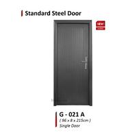 Pintu baja Meridian type G-021A UK.96x8x215 Black matt