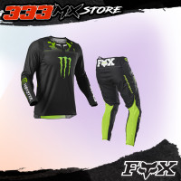 Jersey FOX 360 Monster Black JerseySet FOX 360 Monster Hittam Original