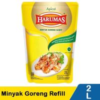 HARUMAS MINYAK GORENG 2 LITER/MINYAK GORENG REFILL 2L