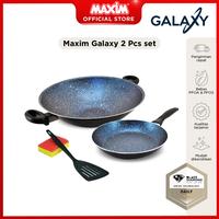 Maxim Galaxy 2pcs Set Wajan Teflon Anti Lengket