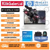 Laptop Sekolah HP 15 i5 1135G7 16GB 1TB SSD HD SILVER