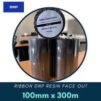 Ribbon Barcode DNP Resin Uk. 100mm X 300m Face Out