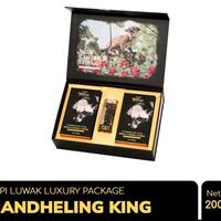 コーヒー SUMATRA KING GAYO PEABERRY 100GR 100% Pure Luwak Coffee Sumatra KinG Gayo 100g Whole Beaans