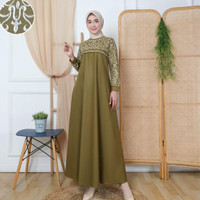 gamis pesta Guzel Hajrah safir original fashion muslim