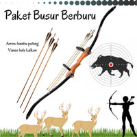 Paket Busur Panah Berburu Hunting Bow