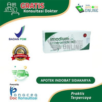 IMODIUM 2MG 1 BOX ISI 10 STRIP/Loperamide/Anti Diare