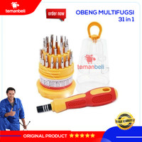 Obeng multifungsi 31 in 1 Obeng laptop Obeng hape Obeng mini Elektronik Screwdriver 31 perkakas
