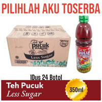 Teh Pucuk Harum Less Sugar 350 Ml - ( Harga 1 Dus Isi 24 )