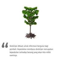 Miniatur Pohon Rimbun Untuk Maket, Diorama, Terrarium B92