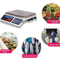 Timbangan Buah Digital 40KG/ Digital Computing Scale Double Display