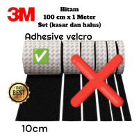 Velcro 3M Adhesive Perekat Serbaguna Hook Dan Loop ( Satu Set ) 10cm