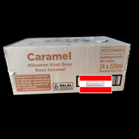 Kopi Starbucks Kaleng Caramel 24 x 220ml ( 1 dus )