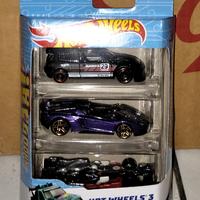 Hotwheels 3 pack cars pack