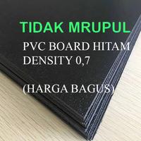 PVC board hitam 12 mm. Density 0,7. 122x244 cm