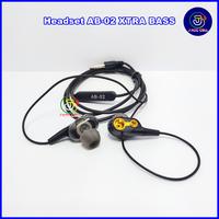 HEADSET HANDSFREE PHILIPS AB-02 HIFI AUDIO STEREO EARPHONE AB02