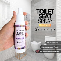Toilet Seat Sanitizer Rudolf Desinfectan Penghilang Bau Pembersih Dudukan Toilet WC 100ml