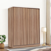 Lemari Pakaian Kayu 2 Pintu Sliding / Geser Modern Minimalis - Hampton