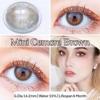 New Softlens Mini Cemore Brown Dia.14.2mm Normal Minus ( -0.5 s/d -10.00 ) TERLARIS