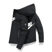 New Spring and Autumn brand men's windproof waterproof zipper hooded jacket casual high quality baseball outdoor sweatshirt