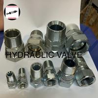 Nepel hidrolik swivel 1/4 jic x 1/4 npt male / swivel jic / swivel nepple