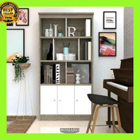 (Ready Stock) Rak Buku 3Pintu Romaro Rb 06