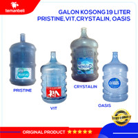 Galon kosong Oasis  Vit Pristine Crystaline Galon 19 liter tanpa air - air mineral